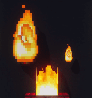 Independent fire blocks and burning entities