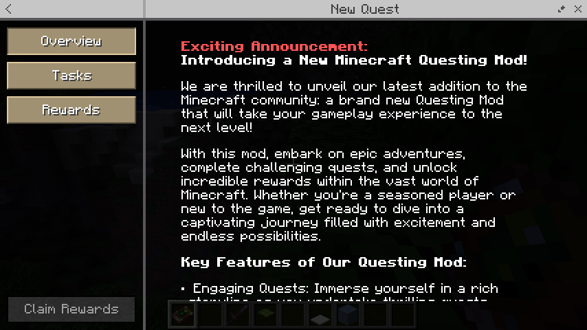 Quest description