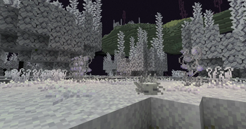 Veiled Woodlands biome with a Rustle (running server side)