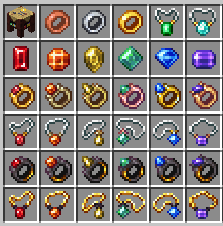 Jewelry palette