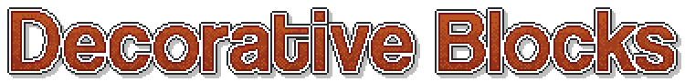 Decorative Blocks