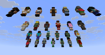 Capes used in a ressource pack