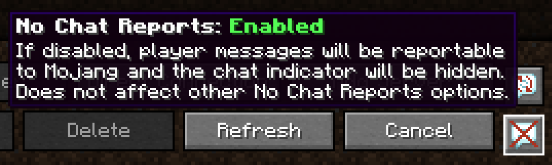 NCR global toggle