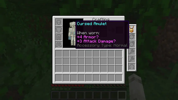 Cursed Amulet Stats