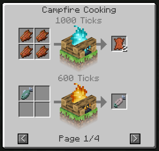 Recipes in NEI