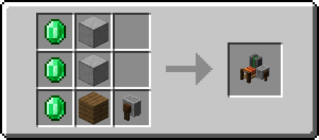An image demonstrating the crafting recipe for the Roll Bench