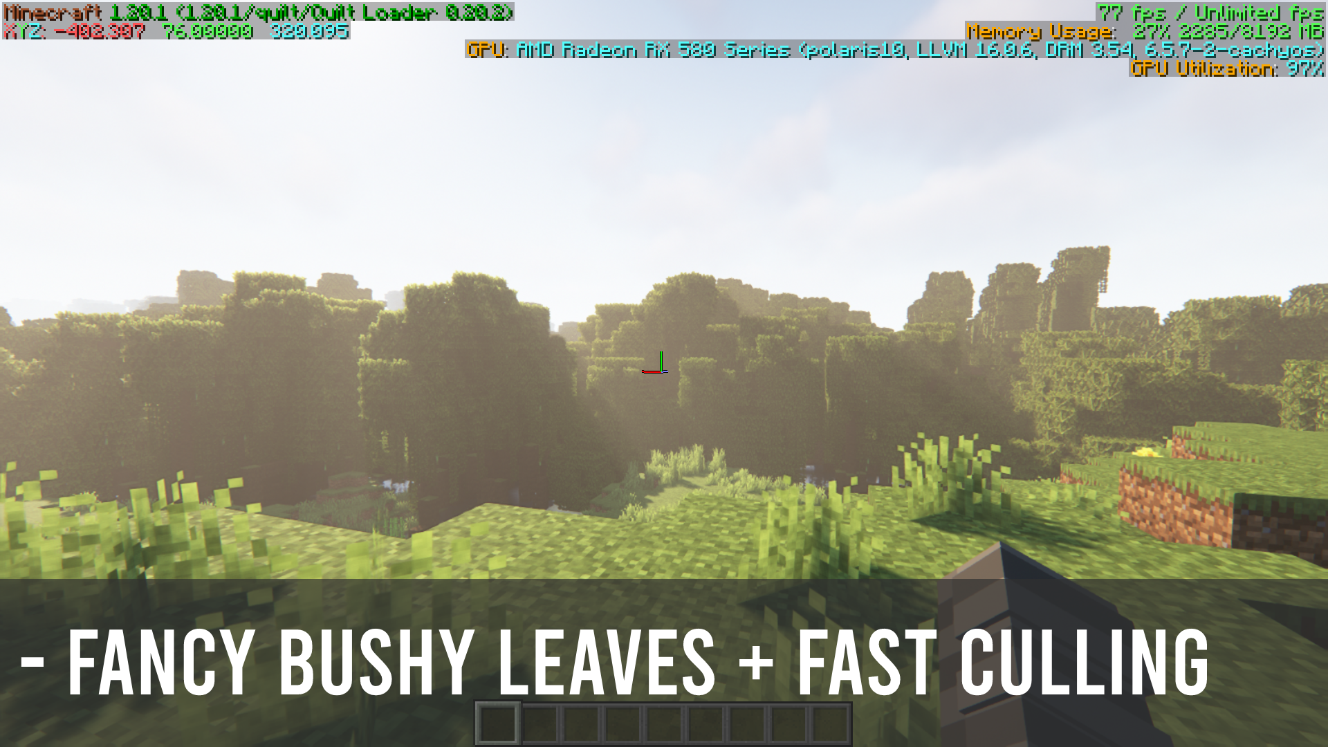Fancy Leaves + Fast Culling